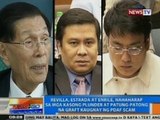 NTG: Revilla, Estrada at Enrile, nahaharap sa mga kasong plunder at graft kaugnay ng PDAF scam