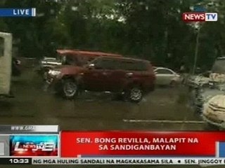 NTVL: Sen. Bong Revilla, bumibiyahe pa rin patungong Sandiganbayan