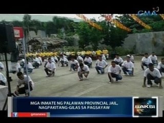 Saksi: Mga inmate ng Palawan Provincial Jail, nagpakitang-gilas sa pagsayaw