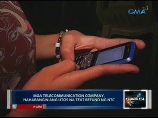 Saksi: Mga Telco, haharangin ang utos na text refund ng NTC