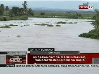 QRT: 89 barangay sa Maguindanao, nananatiling lubog sa baha