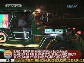 UB: Ilang tsuper na hindi sasama sa caravan, nakikiisa pa rin sa pagtutol sa malaking multa