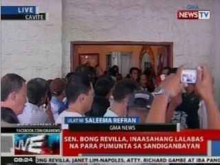 NTVL: Booking procedures para kay Sen. Revilla, isasagawa sa Sandiganbayan