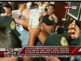 SONA: Italian ambassador na may kasong child abuse, may sakit daw