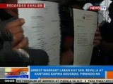 NTG: Arrest warrant vs. Sen. Revilla at kanyang kapwa akusado, pirmado na