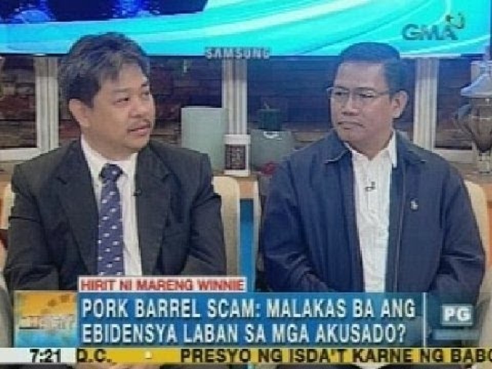 UH: Pork barrel scam: Malakas ba ang ebidensya laban sa mga akusado?