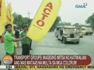 UB: Protest caravan vs. mas mataas na multa sa mga colorum, aarangkada ngayong araw