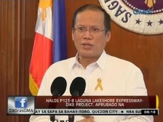 24 Oras: Halos P123-B Laguna Lakeshore Expressway-Dike Project, aprubado na
