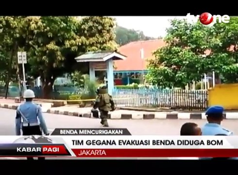 Tim Gegana Evakuasi Benda Diduga Bom di Halim Perdanakusumah