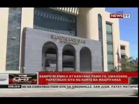 QRT: Sen. Enrile, susuko agad sa oras na ilabas ang arrest warrant laban sa kanya