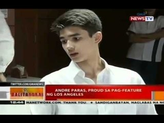 Andre Paras, proud sa pag-feature ng Los Angeles Times sa kapatid na si Kobe