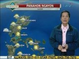 UH: Hanggang katamtamang ulan, asahan sa kanlurang bahagi ng Luzon ngayong araw