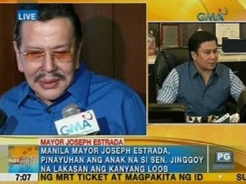 UH: Panayam kay Erap kaugnay sa posibleng paglabas ng arrest warrant vs. Jinggoy