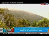 BP: Mt. Hamiguitan sa Davao Oriental, hinirang na World Heritage Site ng Unesco