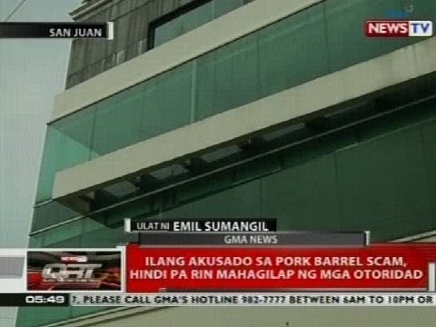 QRT: Ilang akusado sa pork barrel scam, hindi pa rin mahagilap ng mga otoridad
