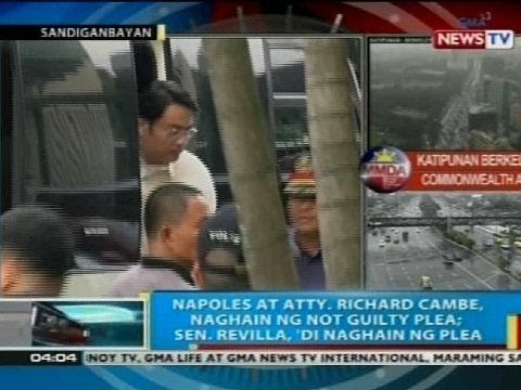 Sen. Bong Revilla, Janet Napoles at iba pa nilang kapwa-akusado sa Pdaf scam, binasahan ng sakdal