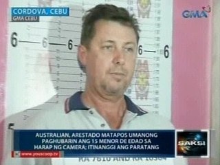 Saksi: Australian na nag-check-in ng 15 bata at pinaghubad daw sa harap ng camera, naaresto