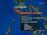 Saksi: 5.7 magnitude na lindol, naramdaman sa Metro Manila, batangas at iba pang lugar sa Luzon