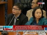 NTVL: Davidson Bangayan, pinasasampahan ng DOJ ng kasong perjury