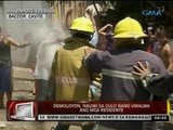24 Oras: Demolisyon sa Bacoor, Cavite, nauwi sa gulo nang umalma ang mga residente