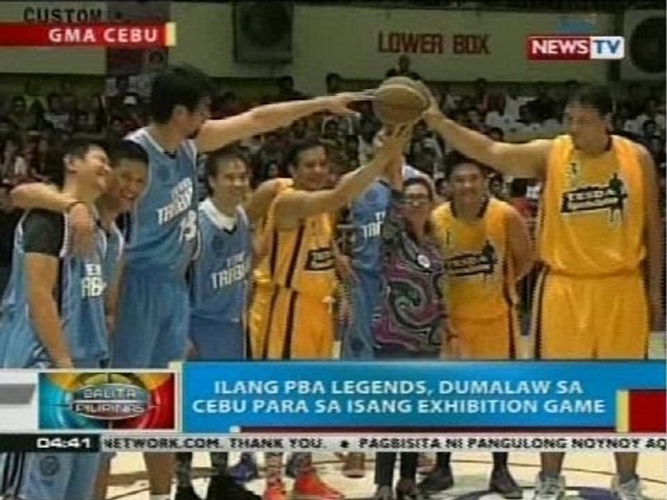 BP: Ilang PBA legends, dumalaw sa Cebu para sa isang exhibition game