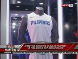 SONA: Jersey na susuoting ng Gilas Pilipinas sa Fiba world cup, isinapubliko