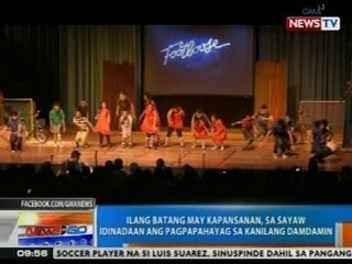 NTG: Ilang batang may kapansanan, sa sayaw idinadaan ang pagpapahayag sa kanilang damdamin