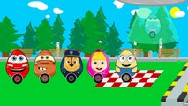 Fun Cars Party   Surprise Eggs for Kids Learn Numbers & Colors w McQueen Videos for Children