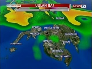 BP: GMA weather update as of 4:25pm (June 30, 2014)
