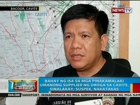 BP: Bahay ng isa sa mga pinakamalaki umanong supplier ng droga sa Cavite, sinalakay