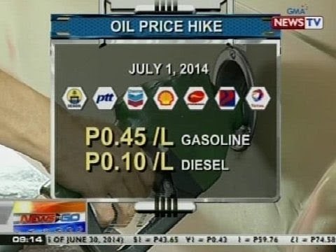NTG: Presyo ng ilang produktong petrolyo, tumaas kaninang umaga