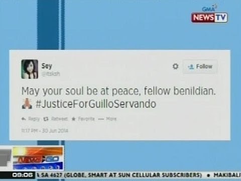 NTG: Ilang kaibigan ni Guillo Servando, kinondena ang kanyang pagkamatay