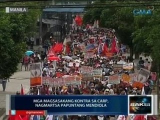 Saksi: Mga magsasakang tunay na reporma sa lupa ang panawagan, nagmartsa papuntang Mendiola