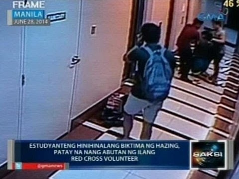 Saksi: MPD, tukoy na kung sinu-sino ang nasa CCTV footage, kaugnay ng hazing kay Guillo Servando