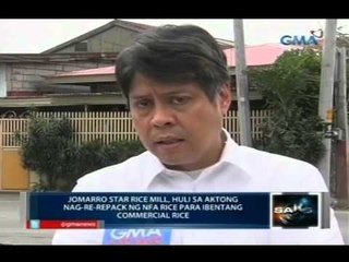 Rice mill sa Bulacan, huli sa aktong nag-re-repack ng NFA rice para ibentang commercial rice