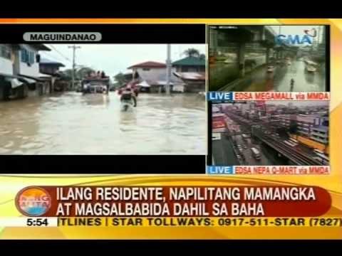 UB: Ilang residente, napilitang mamangka at magsalbabida dahil sa baha sa Maguindanao