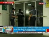 Operasyon ng Mariano Memorial Hospital and Medical Center sa Ilocos Norte, naantala ng bomb threat