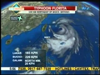 UB: Bagyong Florita, inaasahang lalabas ng PAR ngayong umaga