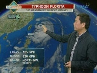 UH: Bagyong Florita, nasa loob pa rin ng PAR