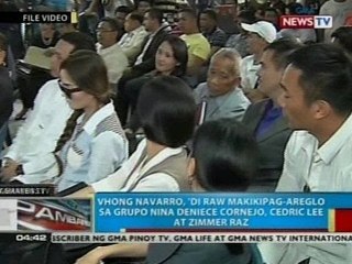 Vhong Navarro, 'di raw makikipag-areglo sa grupo nina Deniece Cornejo