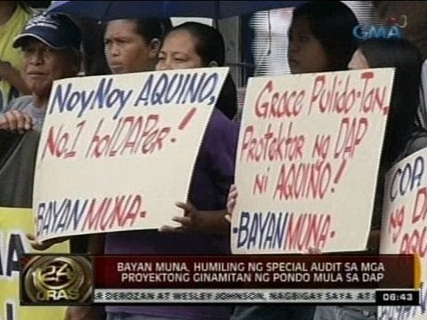 24 Oras: Bayan Muna, humiling ng special audit sa mga proyektong ginamitan ng pondo mula sa DAP