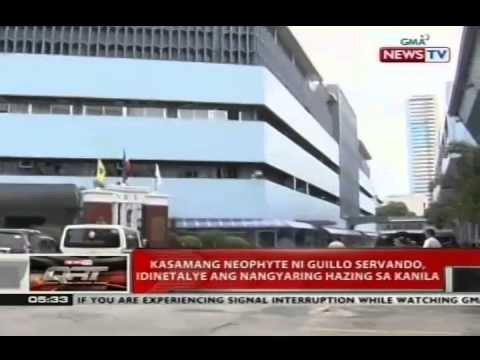 Kasamang Neophyte ni Guillo Servando, idinetalye ang nangyaring hazing