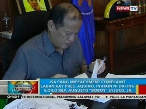Isa pang impeachment complaint laban kay PNoy, inihain sa Kamara