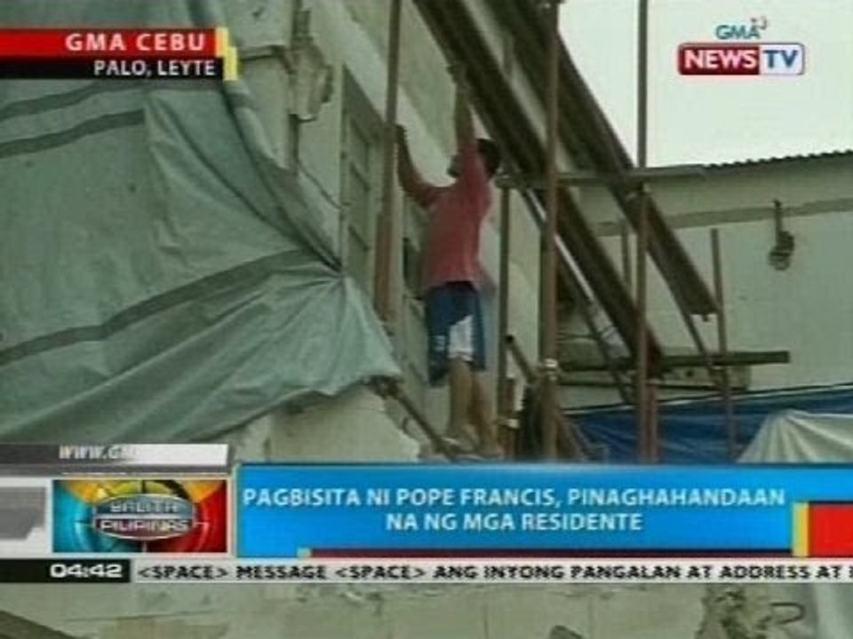 BP: Pagbisita ni Pope Francis, pinaghahandaan na ng mga residente
