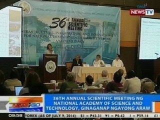 NTG: 36th meeting ng Nat'l Academy of Science & Technology, ginaganap ngayong araw