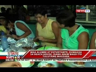 SONA: Mga alumni at estudyante, dumagsa sa beach house, isang araw bago ito tuluyang magsara