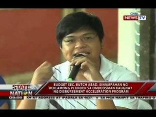 SONA: DBM Sec. Abad, sinampahan ng reklamong plunder kaugnay ng DAP