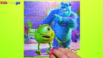 MONSTERS UNIVERSITY Disney Puzzle Games Rompecabezas Sullivan, Mike, Boo Kids Learning Toys Puzzles
