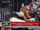 QRT: Grupong Gabriela, nagprotesta laban kay DBM Sec. Abad