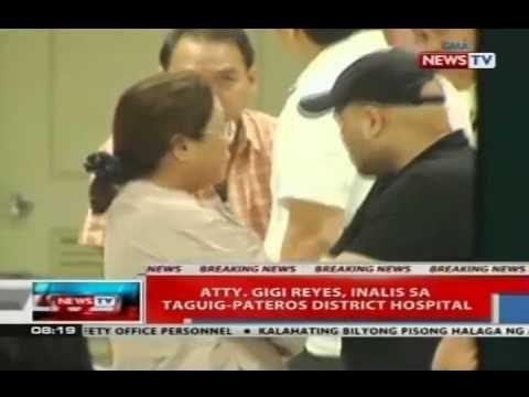 NTVL: Atty. Gigi Reyes, inalis sa Taguig-Pateros District Hospital